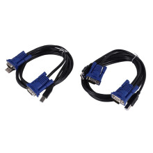 Usb 2.0 Kvm 2 Anschluss Usb Switcher 1920 X 1440 Vga Svga Splitter Box Für Computer Teilen Monitor Tastatur