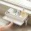 Kitchen Sink Organizer Rack,Expandable Self-Draining Shelf for Sponge,Faucet Storage, Soap Drainer with Design B 5