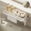 Kitchen Sink Organizer Rack,Expandable Self-Draining Shelf for Sponge,Faucet Storage, Soap Drainer with Design B 6