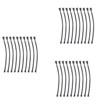 30PCS 4 Pin PWM Fan Extension Power Cable Connector Case Male to Female Extending Cables Compatible with 4 Pin/3 Pin Fan