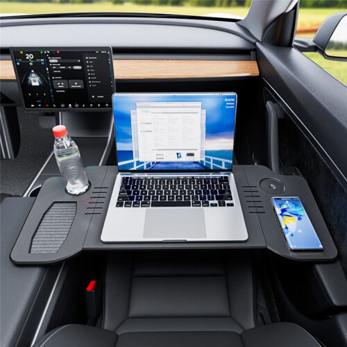 SUITU Folding Car Workbench Car Small Table Folding Dining Table Computer Desk Car Steering Wheel Table 1