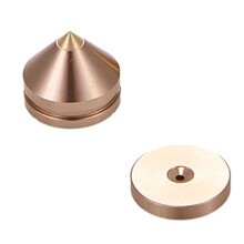 16 Set Speaker Stand Feet Foot Pad Aluminium Alloy Metal Spikes Cone Floor Foot Nail Champagne Gold