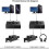 3 Set 3.5mm Audio Switcher, 2 Input 1 Output/1 Input 2 Output Audio Splitter Switcher, Audio Switcher Box, One-Key Mute 2
