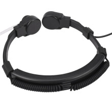 3pcs 2.5mm Throat Microphone Earpiece Headset Mic PTT for Radio TLKR T5 T80 T60 T6 T8 Talkabout MR350R T6500