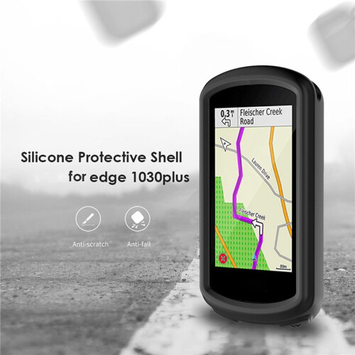 2X Capa Compatível com GPS   1030  - Capa Protetora de Silicone Capa Impermeável de Silicone TPU de Sílica - Preta 2