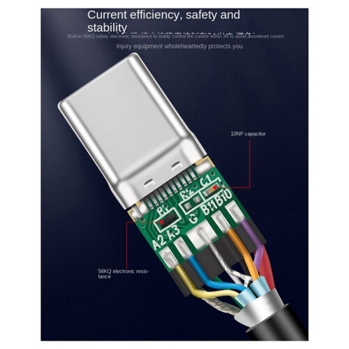 3X USB3.2 10Gbps Type C Cable USB A to Type-C 3.2 Data Transfer USB C SSD Hard Disk Cable PD 60W 3A Quick Charge 3.0,1M 1