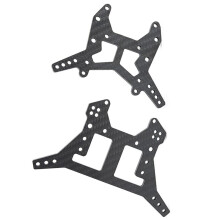 Zestaw Wsporników Amortyzatorów Przednich i Tylnych z Włókna Węglowego do Samochodów RC 1/8 6S Kraton Outsast RC Car Accessories