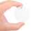 30 PeçAs em Branco AcríLico de 2 Polegadas, Folha de AcríLico Transparente CíRculo com Furo, Disco de AcríLico Redondo em Branco, Presentes de 10