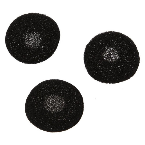500 Pcs Black Sponge Earbud Headphone Cap Ear Pads Cover Replacement 2