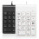 2X  USB Wired Numeric Keypad Numpad 18 Keys Digital Keyboard for Accounting Teller Laptop Windows Android (Black) 2