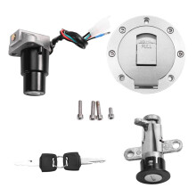 Motorcycle Ignition  Lock  Lock GAS Fuel Tunk Cap Lock with Key Set for  TZR250 1987-1989