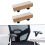 Beige Memory Foam Chair Armrest Pads with Ergonomic Support for Office Chair Replacement 4