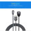 3X IR Extender Infrared IR Remote Control Receiver USB IR Receiver Adapter Transmitter for Cable Box Stereo Receiver 6