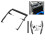 2Pcs Motorcycle Navigation Bracket Phone Expansion Bracket Multifunctional Bracket for  368G 3