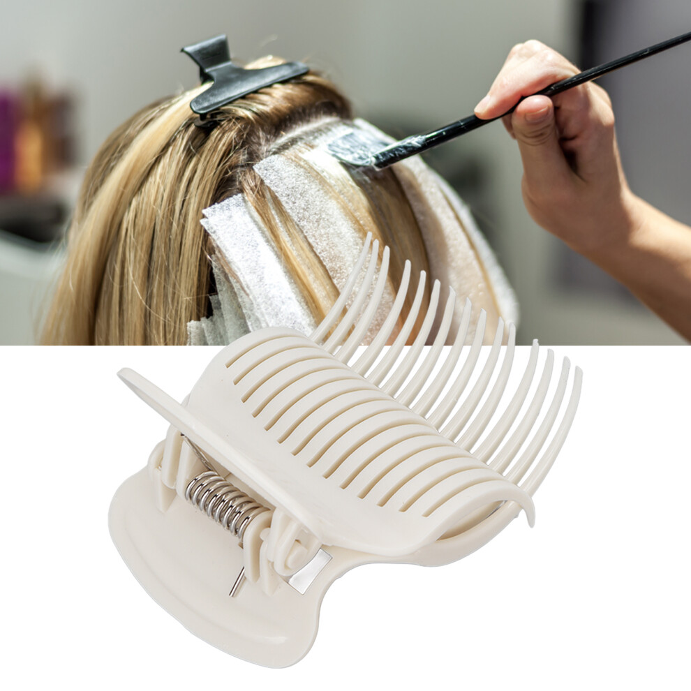 12 pcs White Hair Roller Clips for Styling & Sectioning, 5.2x6.5x3.7cm