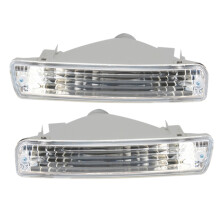 2Pcs Car Front Bumper Turn Signal Lamp for Land 80 Series 1991-1998 LC80 FJ80 FZJ80 HDJ80 HZJ80 4500 4.5L