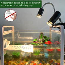 6 Pack Turtle Heating Bulbs 50W x 6 UVA UVB Lamps Glass Container Heating Lamp for Reptiles, Turtles, Snakes