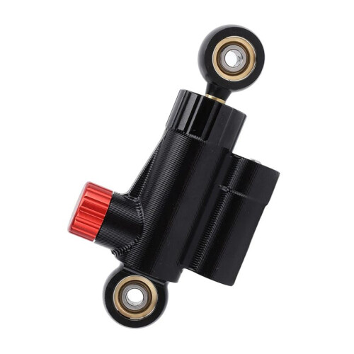 Motorcycle Steering Damper Stabilizer Aluminum Alloy Safe Control Stabilizer for Motorbikes Accessories Black