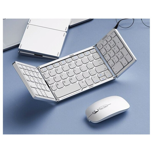 Foldable Touchpad Keyboard Folding  Keyboard with Wireless Keyboard Number Portable Keyboard Phone Touch 2