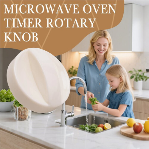 Microwave oven 11 mm long plastic spool rotary knob timer