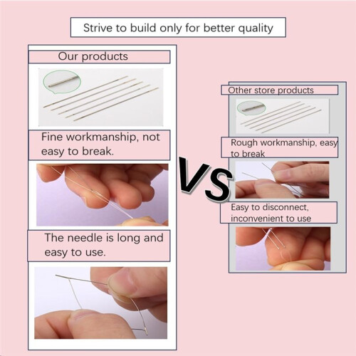 28 Pcs Beading Needles,  Eye Bead , 7 Sizes Beading for Beads Jewelry Making 1