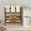 2Layer Spice Caddy Shelf Kitchen Storage Rack Desktop Cabinet Organizer Display Rack Coffee Bar Counter Shelf Cup Holder 3