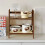 2Layer Spice Caddy Shelf Kitchen Storage Rack Desktop Cabinet Organizer Display Rack Coffee Bar Counter Shelf Cup Holder 7