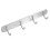 Aluminium Alloy 4 Hanger Towel Hat Coat Clothes Wall Mount Rack Hook 10