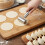 Pizza Roller Stainless Steel Small Rolling Pin, Smooth Non Stick Dough Roller Set, Metal Kitchen Utensils for Baking 4