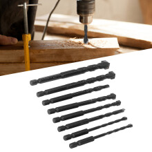 Masonry Drill Bits 8Pcs Cemented Carbide 6.35mm Hex Shank for Tile Concrete