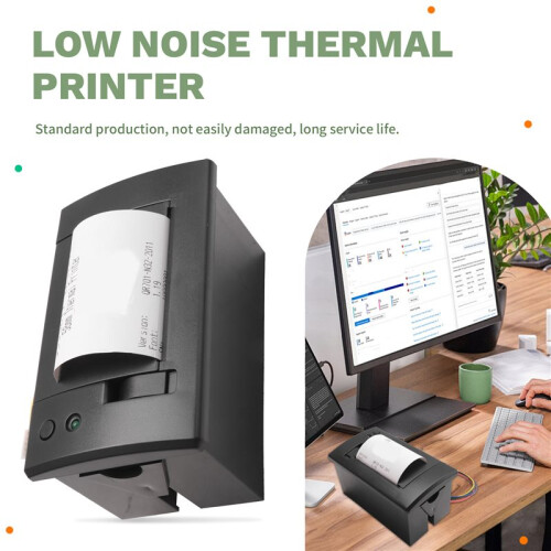 58mm Panel Embedded Thermal Printer with Interface TTL Use for Receipt Ticket ESC POS  Android 5V-9V QR701 2
