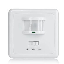 220V Wall Mounted PIR Infrared Motion Sensor LED Light MAX 600w Load+9m Max Distance