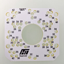 2X HT-X3005 Snelheidsmeter Bal Snelheid Energiemeting Chronograaf Snelheidstester met LCD-Achtergrondverlichting