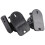 Universal Rotatable Speaker Wall Mount Stand Bracket 4 Pair Black 5