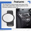 Carbon Fiber for - C Class W204 Inner Headlight  Decorative Cover Trim 3