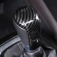 Gear Shift Knob Cover Trim For Cx-5 Cx5 2017 2018 Automatic Transmission Car Gear Shift Knob Decoration Trim Sticker Abs Plastic Carbon Fiber