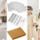 Children Growth Chart Mirror, Puzzle Mirror Growth Chart for Wall, Kid'S Height Measuring Chart Wall Mirror 3