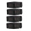4pcs Smoked White Front Grill Light LED  Lamp for     Truck Lorry Double Burner Indicator Light 1