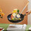 Concha de Sopa, EspáTula de 17 Polegadas para Wok, Colheres de AçO InoxidáVel para Cozinhar com Cabo de Madeira Resistente Ao Calor 5