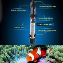 Submersible Aquarium Heater 25-300W Adjustable Temperature Water Heater 25w US Plug