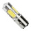 2X Motorcycle Headlight 12V H6 BA20D 4 COB LED White Bulb Light Suitable for Moped ATV Headlight 5