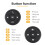 Universal Steering Wheel Wireless Button Remote Control, Wireless Steering Wheel Audio Volume Track Phone Control Remote 4