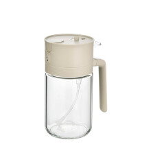 1pc 600ml Dual-Purpose Glass Oil Sprayer, Food-Grade, Household Kitchen Vinegar Dispenser, Large Capacity, Oil Dispenser