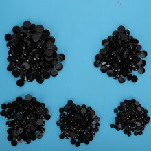 500pcs Black Flat Bottom Artificial Animal Eyes for Dolls & Toys