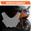 Motorcycle Windshield WindScreen Windshield Air Deflector for   125 200 390 2012 2013 2014 2015 2016 5