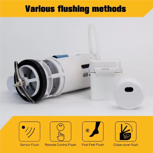 Touchless WC Auto Flush Adjust Toilets Sensor Flushers Set Auto Toilets Flushing Sensor Wireless Transmitter for Toilets 1