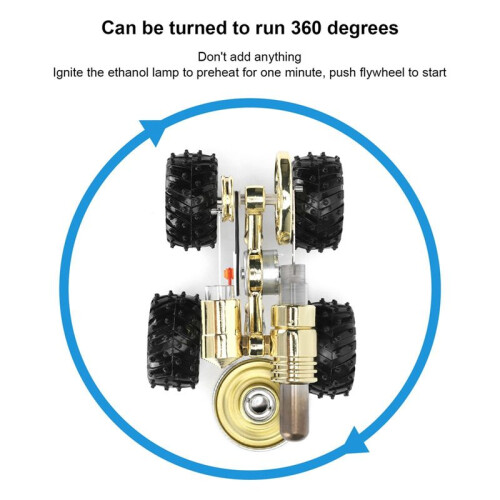 Stirling Engine Model Car Motor Educational Physics Science Experiment Toy Gift Steam Power Experimental Toy 2