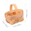 24Pcs Wood Chip  Baskets Manual Woven Baskets Ornaments Candy Storage Box 10