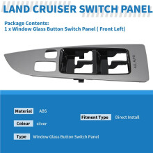 Car Front Left Window Glass Button Panel Cover Frame for Land Prado 120 LC120 2003-2009