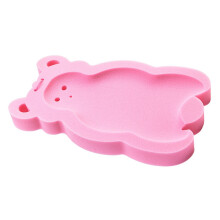 Newborn Skid Proof Pink Sponge Baby Bathtub Cushion Thickened Mat
